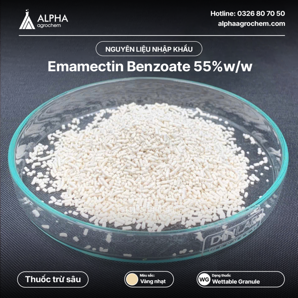 THUỐC TRỪ SÂU - EMAMECTIN BENZOATE 55G/KG - MAKEGREEN 5.5WG