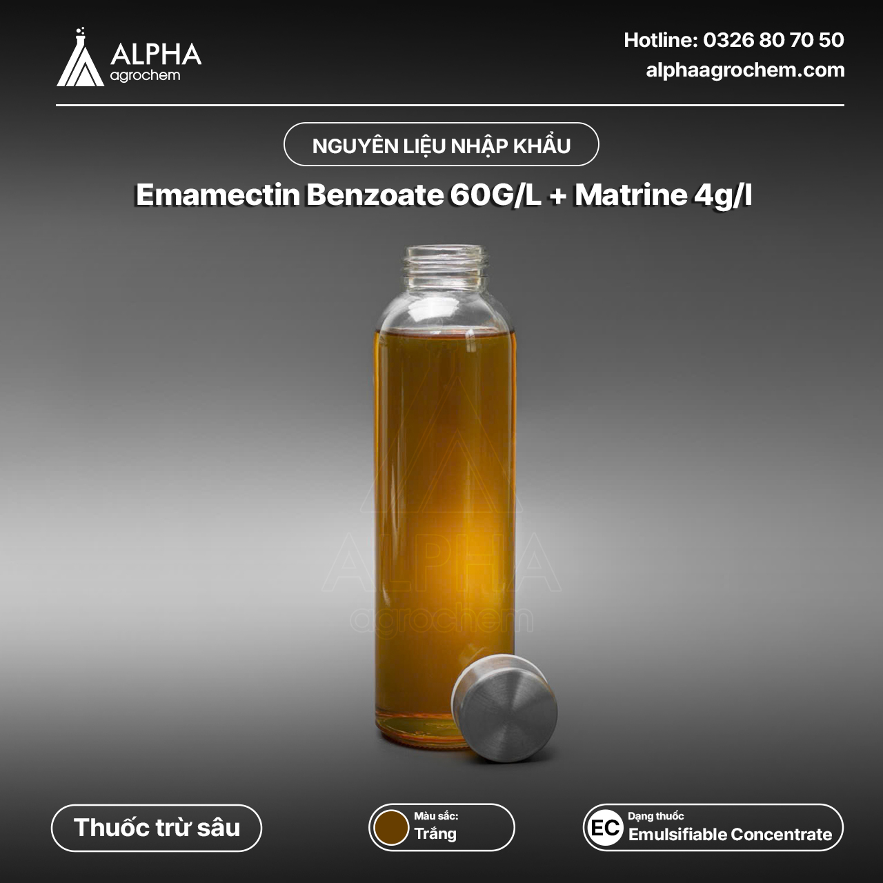 Thuốc Trừ Sâu - Emamectin Benzoate 60g/l + Matrine 4g/l - Bạch Tượng 64EC
