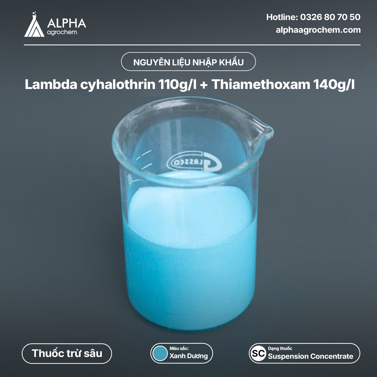 Thuốc trừ sâu - Lambda cyhalothrin 110g + Thiamethoxam 140g - YAPOKO 250SC